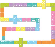 Hra Domino Hudební nástroje 24 ks Janod 