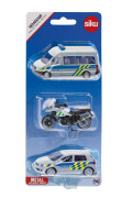 Policejní sada 3 aut česká verze Siku