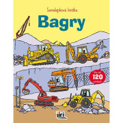 Samolepková knížka Bagry