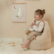 Křeslo dětské plyšové Soft Beige Little Dutch