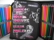 Plný penál Expert Fishbone,1chlopeň Herlitz - nezobra