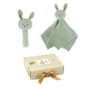 Dárková sada s chrastítkem Bunny Jabadabado 