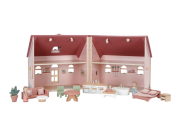 Domeček pro panenky dřevěný přenosný Little Dutch