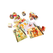 Dřevěné obrázkové kostky Kvído