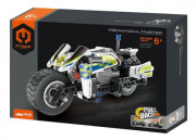 Stavebnice policejní motorka na zpětné natažení 193 dílků iM.Master