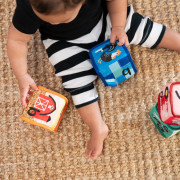 Hračka textilní kostky abeceda Alpha Stacks™ 4 ks 3 m+ Baby Einstein