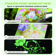 Kreativní kniha Malování vodovými barvami Pet Paradise Jarmelo