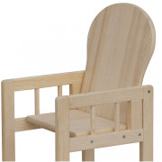 Jídelní dřevěná židlička Scarlett ECO - Přírodní