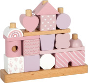 Nasazování na tyč Domeček růžový small foot