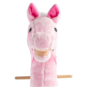 Hobby Horse se zvukem a kolečky Rosie Baby Mix pink