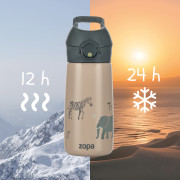 Termoska na pití s pítkem 400 ml Zopa