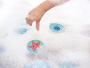 Měkké obrázkové pexeso do vany Mořská zvířátka 24 ks Janod