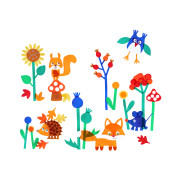 Kreativní sada Okenní obrázek Ahoj, lesní zvířátka! Haba 