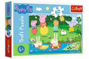 Puzzle Prasátko Peppa/Peppa Pig Prázdninová zábava 33x22cm 60 dílků
