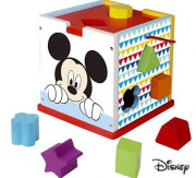 Disney Dřevěná kostka s tvary Mickey Mouse