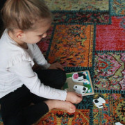 Vkládací puzzle Kravička Bigjigs Toys