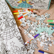 Vybarvovací puzzle Utajená zahrada 100 ks