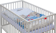 Dětská postýlka s kompletní výbavou, 120 x 60 cm, Raty Scarlett