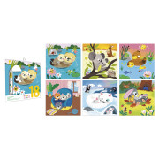 My arts&crafts Mini Sametové omalovánky Chutná zvířátka od 18 měsíců Janod