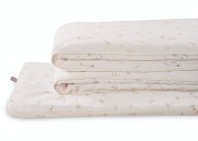 Dětské povlečení do postýlky 100 x 135 cm bavlněný satén Drobné květy Infantilo 