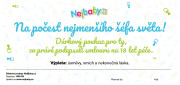 Tištěný dárkový poukaz Nejbaby "Na počest nejmenšího šéfa světa"