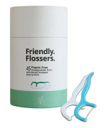 Zubní nit s párátkem NFco. Friendly Flossers 45 ks