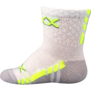 Ponožky kojenecké slabé Piusinek s bavlnou bílé chlapecké (3 páry) vel. 18-20 (12-14)