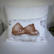 Povlečení do postýlky Medvídek Ribbon Baby 100 x 135, 40 x 60 cm Jerry Fabrics