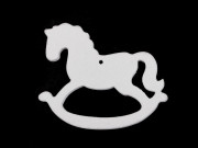 Dřevěné dekorace vánoční k zavěšení/domalování 