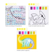 Malování vodou Dinosauři 24 omalovánek