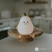 LED silikonová noční lampička Rgb - hruška Mary's 