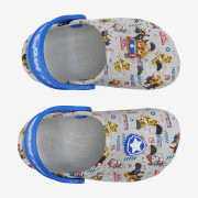 Dětské clogsy nazouváky Tlapková patrola Little Frog šedé s amuletem Coqui