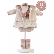 Realistická panenka Julia se zvuky a měkkým látkovým tělem 42 cm Llorens