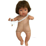 Realistická panenka Lola se zvuky a měkkým látkovým tělem 38 cm Llorens