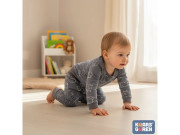 Protiskluzové kalhoty pro děti na lezení Ovečka šedé