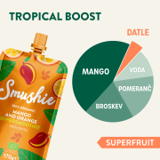 Smushie BIO Tropical Boost 170 g Salvest