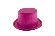 Karnevalový klobouk/cylindr se třpytkami 6 barev