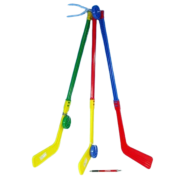 Hokejka plastová s pukem 74cm 