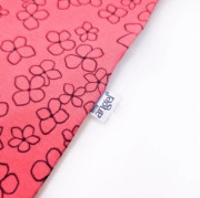 Overal tenký krátký tisk Outlast® UPF 50+ jahodový, kytičky