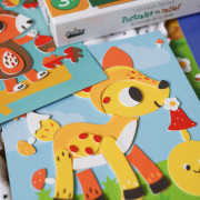 Pěnové obrázky Lesní zvířátka 3+