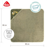 Ručník s kapucí Baby Fehn