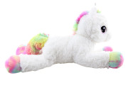 Plyšový Jednorožec 80 cm bílý