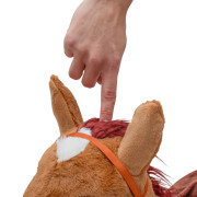 Plyšový skákací koník se zvukem Baby Mix