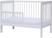 Dětská postýlka Kamila - bílá (borovice), stahovací bočnice 120 x 60 cm Scarlett 2. JAKOST