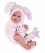 Realistická panenka miminko s celovinylovým tělem 42 cm Erika 50419 Antonio Juan