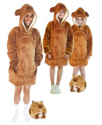 Hřejivá televizní mikinová deka s kapucí pro děti 3 - 6 let Cozy Noxxiez