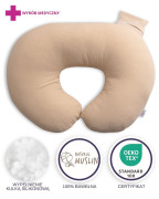 Mušelínový polohovací polštář MiniRelax 140 cm Babymatex