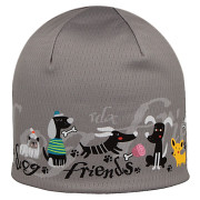 Chlapecká funkční čepice s fleecem Picowinter Friends šedá RDX