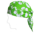Baby Banz Šátek na hlavu s UV zelený květ