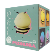 LED silikonová noční lampička Rgb - včelka Mary's 